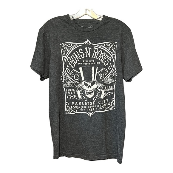 Bravado Other - Bravado Gun-N-Roses Appetite For Destruction Band Tee Gray Casual Graphic Shirt